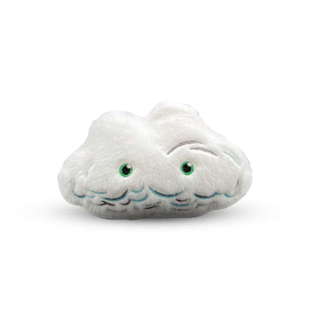 Thunderheads Cumulus Cloud Plushie, Weather-Inspired Soft Collectible with Fun Fact Card for Earth Education, Eco-Conscious Science Gift for Families