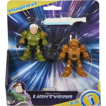 Fisher-Price Imaginext Disney and Pixar Lightyear Buzz Complete Set of 4 Figure Packs from HGT30-956A Release Bundle