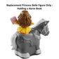 Replacement Part for Fisher-Price Little People Princess Belle and Philippe Playset - GNG89 ~ Replacement Princess Belle Figure ~ Holding a Horse Book