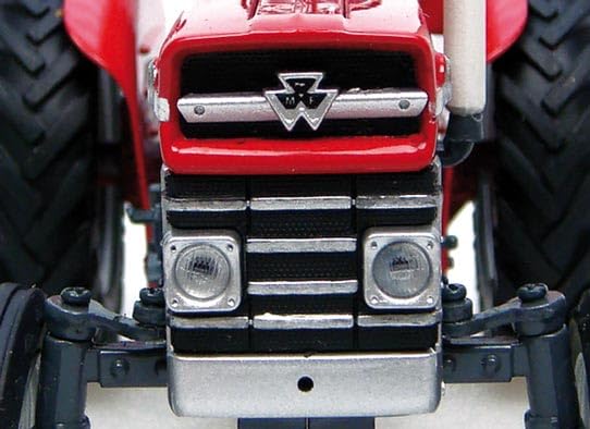 Universal Hobbies Massey Ferguson 135 Tractor Without Cabin 1:32 Scale Diecast Farm Mocel Replica, Collectible Miniature UH2785