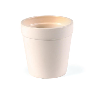 Fun Express Mini Flower Pots Ceramic Set of 12 - Unpainted White 3 Inch Plant Pots Ready to Paint | DIY Ceramic Painting Kit for Kids Craft Projects