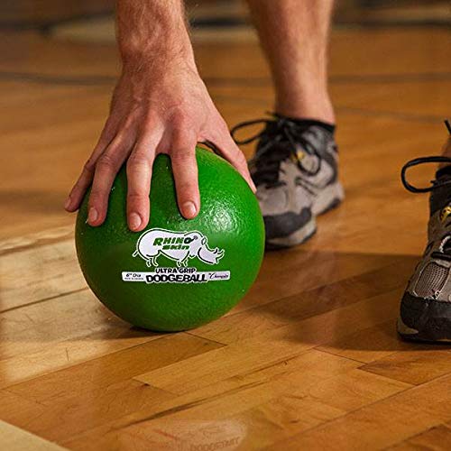 Champion Sports Rhino Skin Low Bounce Ultra Grip Dodgeball Set