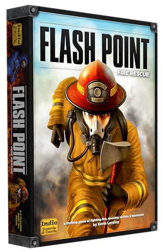 Flash Point: Fire Rescue 2nd Edition - A Thrilling Cooperative Board Game For Kids, Teens & Families to Save Lives - For 2-6 Players Ages 10+ with 30