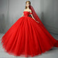 Bridal Doll Clothes Wedding Dress for 11.5inch Girl Doll Outfits Party Princess Gown 1/6 Dolls Accessories (Style F)