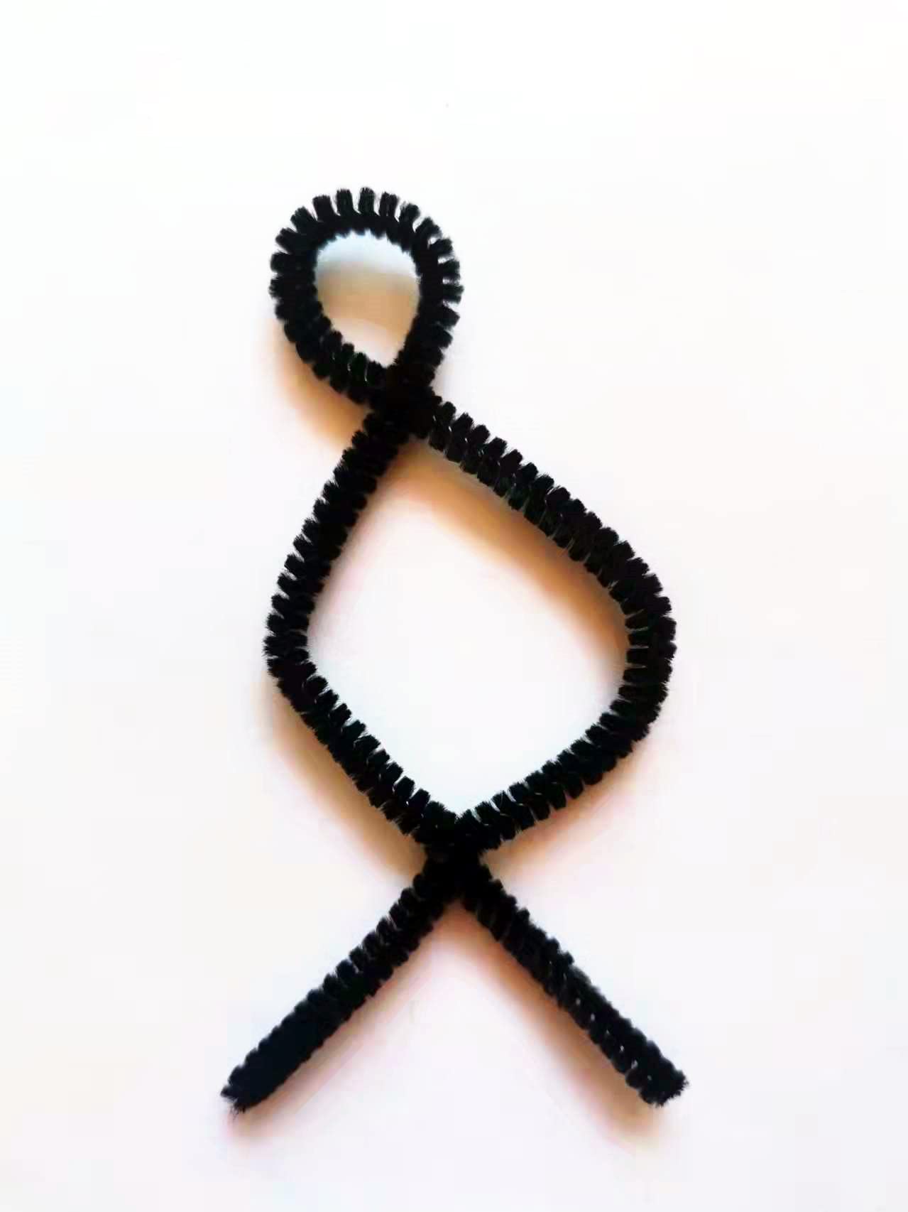 Pipe Cleaners Black Chenille Stems?400 Pack) for Crafts Art Creative Decorations (6 mm x 12 Inch)