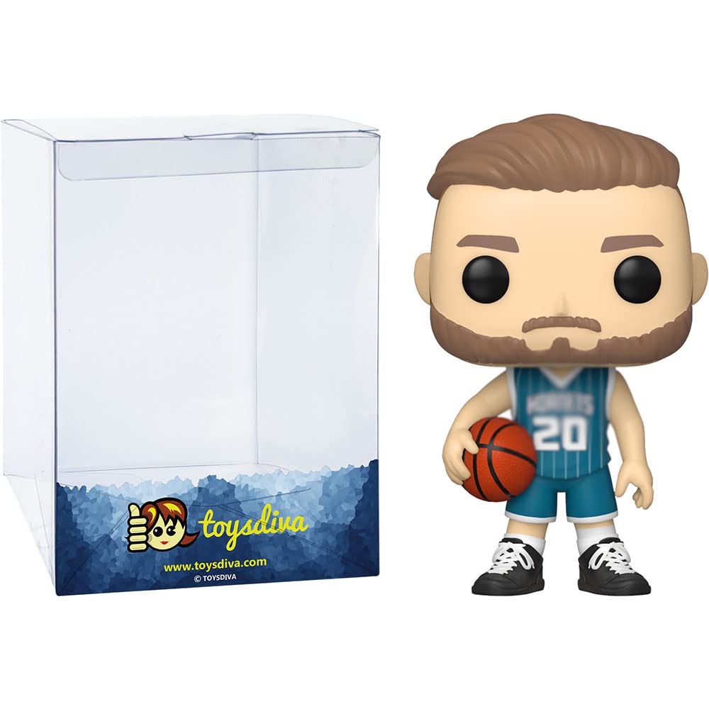 Funko G o r d o n Hayward: P o p ! Basketball Vinyl Figurine Bundle with 1 Compatible 'ToysDiva' Graphic Protector (59263 - B)