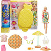Barbie Color Reveal Foam! Doll & Pet Friend with 25 Surprises: Scented Bubble Solution, Outfits, Hair Extension, Accessories, Kid Bracelet & Charm