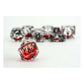 FanRoll Officially Licensed Dungeons & Dragons Red Liquid Core Dice Set