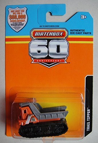 MATCHBOX 60TH ANNIVERSARY ORANGE/GRAY TRAIL TIPPER