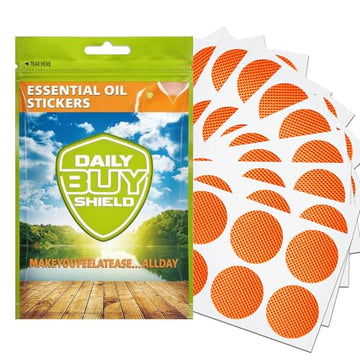 300 Count Natural Sticker Patches for Kids Adult Outdoor Indoor Travel Camping Hiking (Orange)
