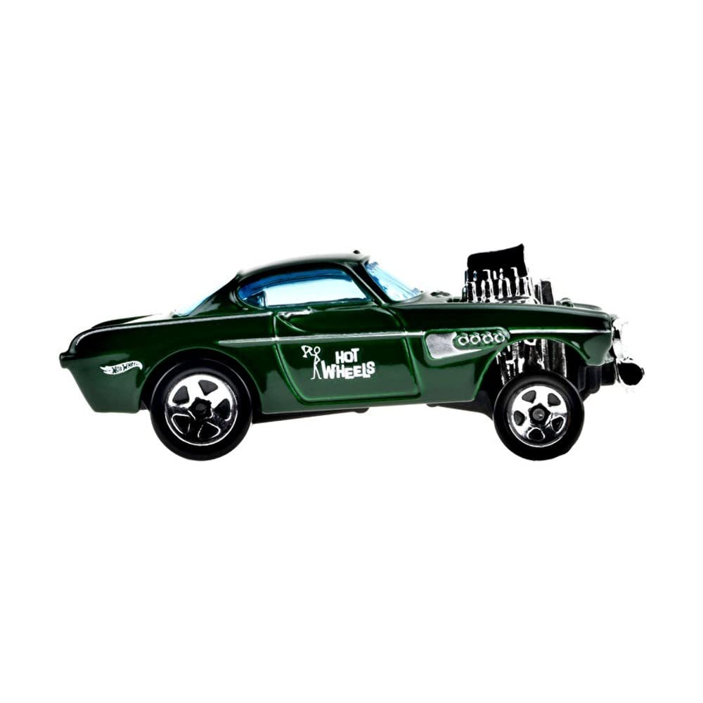 Hot Wheels Volvo P1800 Gasser 1:64 Scale Die-Cast Car Model for Boys Aged 3 and Above