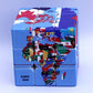 World Map Design Magic Cube,3x3 Geography Learning Puzzle Toy