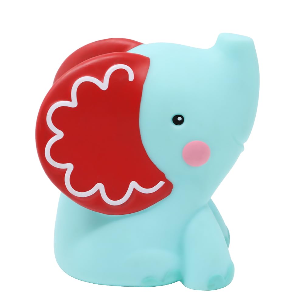 Fisher-Price Replacement Part Little People Collectible Bath Boats Playset CDC04 - Replacement Blue and Red Elephant Figure that is Also a Floating