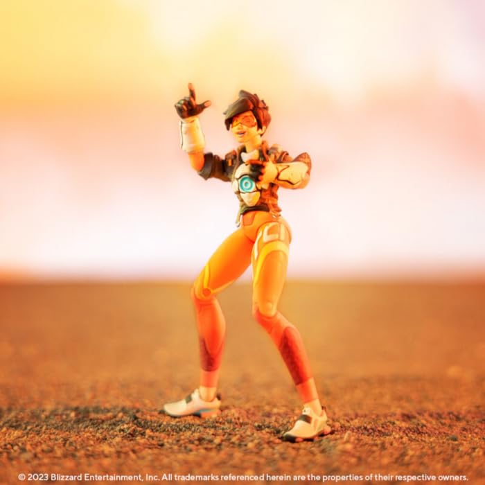 Funko Action Figure: Overwatch 2 - Tracer 3.75'' - Collectable - Gift Idea - Official Merchandise - for Boys, Girls, Kids & Adults - Video Games Fans