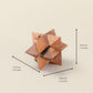 Shooting Star Puzzle: 3D Brain Teaser Wooden Puzzle for Adults Classic Handheld Interlocking STEM Skill Builder Interlocking Game Educational