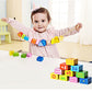BOHS Caterpillar Lacing Blocks - Threading & Stacking - Toddler Learn Counting, Numbers and Shapes- Baby Kids Fine Motor Skills Toys
