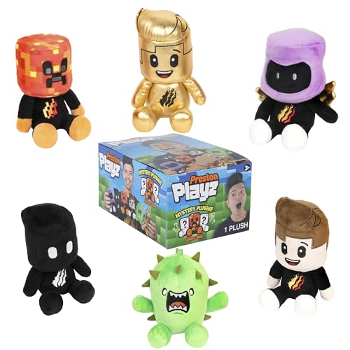 PrestonPlayz 6" Mini Mystery Plush - Series 1, YouTube Gaming Channel, Blind Box, 1 of 6 Possible, Official PrestonPlayz Merch