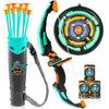 JOYIN Kids Bow and Arrow Set, LED Light Up Archery Toy Set with 9 Suction Cup Arrows, Target & Arrow Case, Indoor and Outdoor Hunting Play Gift Toys