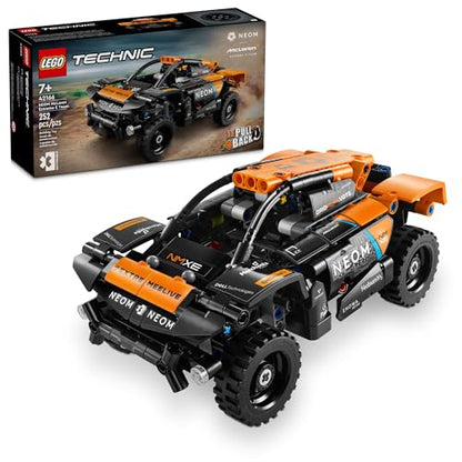 LEGO Technic NEOM McLaren Extreme E Race Car, Off-Road Pull Back Car for Action Vehicle Role Play, Cool Toy for 7 Year Olds, McLaren Toy Gift Idea for
