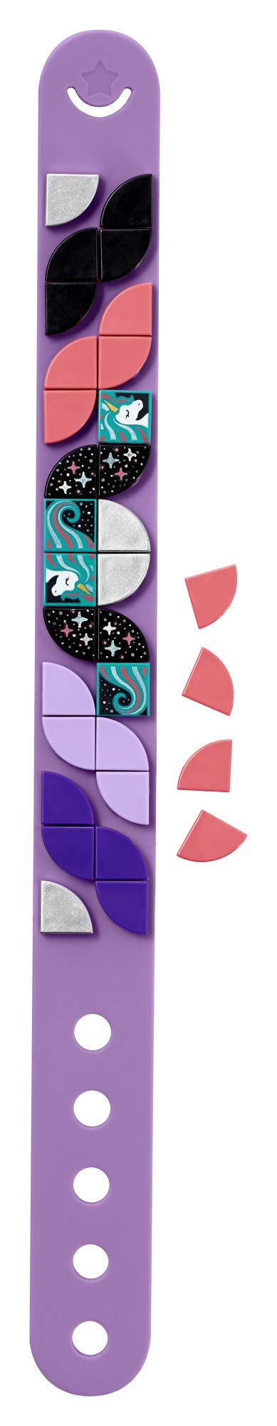 LEGO DOTS Sparkly Unicorn Bracelet 41902 DIY Craft Bracelet Making Kit, A Fun Craft kit for Kids who Like Making Creative Jewelry (33 Pieces)