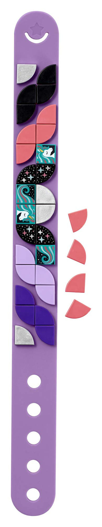 LEGO DOTS Sparkly Unicorn Bracelet 41902 DIY Craft Bracelet Making Kit, A Fun Craft kit for Kids who Like Making Creative Jewelry (33 Pieces)