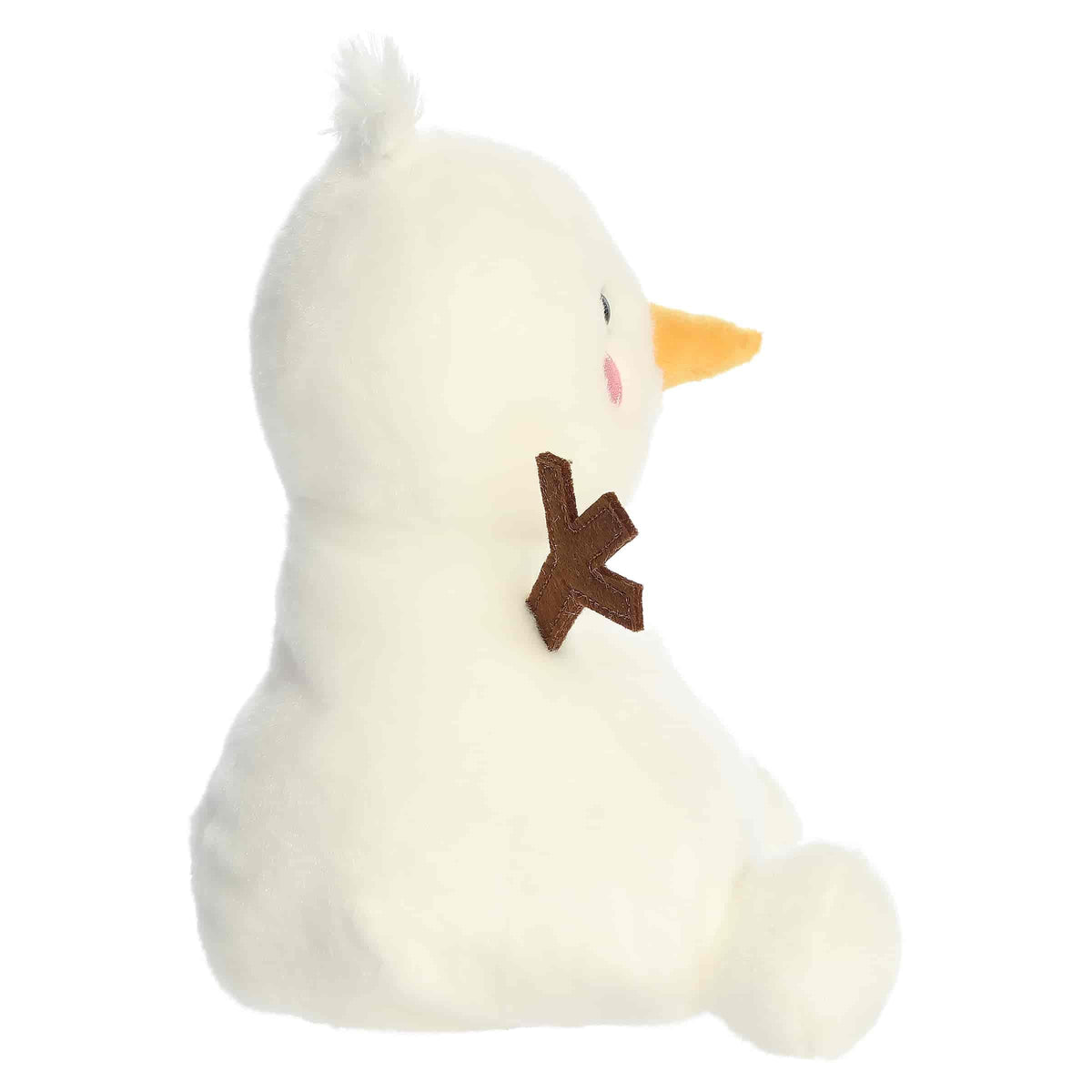 Aurora Palm Pals Party Sized 7.5" Twig Snowman Festive Plush