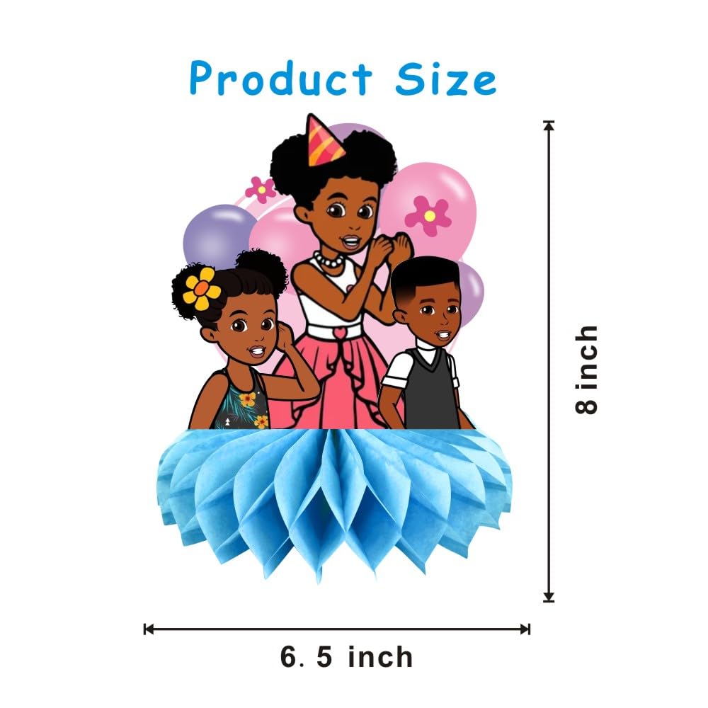 8Pcs Gracies Table Centerpiece Birthday Party Supplies Double Side Table Decorations for Kids Party Decorations
