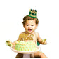 Ullovit First 1st Birthday Crown for Baby Boys Prince, Sparkle Gold Green Wild One Birthday Hat Headband Cake Smash Photo Decoration by Moonlightgo