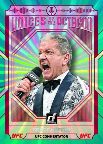 Two 2022 Panini Donruss UFC Sealed Hanger Pack Lot Debut Edition 60 Cards: 2 Packs of 30 Cards