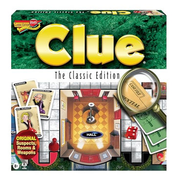 Clue Classic Edition, Murder Mystery Game, by Winning Moves Games USA