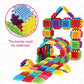 Dimple 360-Piece Set Large Stacking Blocks and Interconnecting Building Set, Makes 60 Blocks, for Boys & Girls, Educational Fun, Great Toy for Child