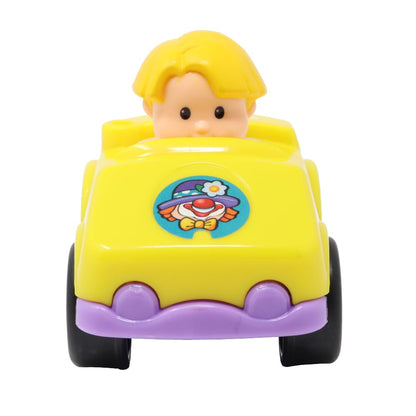 Fisher-Price Replacement Part Little People Wheelies Loops 'n Swoops Amusement Park Playset Y8854 - Replacement Yellow and Purple Car with Eddie