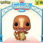 Funko Pop! Pokemon Charmander (Metallic) SDCC Shared Exclusive w/ Sticker 2022
