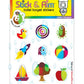 Color Changing Toilet Target Stickers Kids Pack with Applicator Smoothing Tool for Potty Training Boys. Fun and Effective Toilet Stickers to Teach