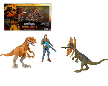Jurassic World: Chaos Theory Ben Action Figure & 2 Dinosaurs Toy Pack