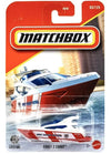 Matchbox Coast 2 Coast Boat [Red], 03/125, 1:64 Scale Diecast Toy Vehicle