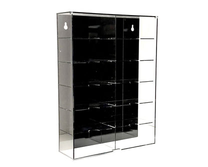 MiJo Exclusives Showcase Wall Mount 1:64 12 Cars 10.03" x 3.03" x 13.62" Black - MJ10012BK