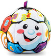 Fisher-Price Baby Learning Toy Laugh & Learn Singin’ Soccer Ball Musical Plush with Sounds & Phrases for Infants Ages 6+ Months