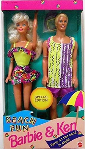 Beach Fun Barbie&Ken 2 Doll Giftset Special Edition
