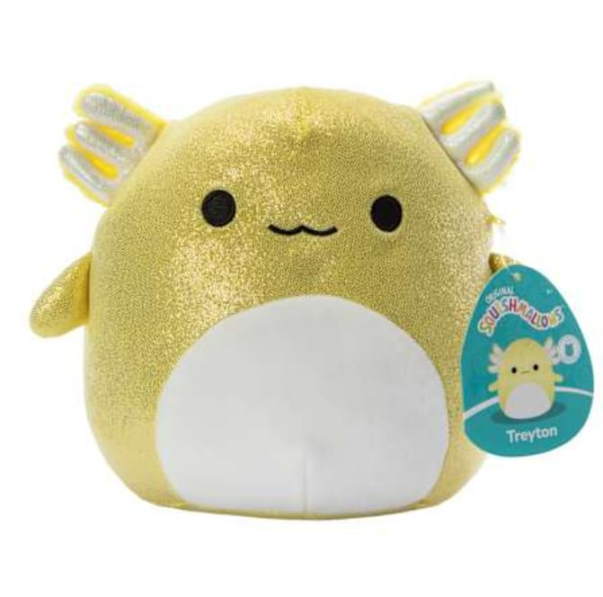 Squishmallows Treyton The Axolotl Glitter Squad 7.5 Inch Plush