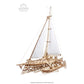 UGears Models 3-D Wooden Puzzle - Mechanical Trimaran Merihobus Sailboat