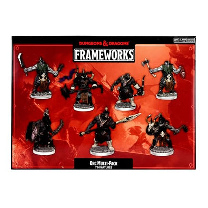 WizKids D&D Frameworks: Orcs - Unpainted and Unassembled