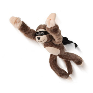 YMCtoys - Flying Screaming Flingshot Slingshot Novelty Monkey Plush Doll Toy, Launches up to 50 Feet