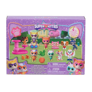 Disney Jr. SuperKitties Kittydale Figure Set with Accessories