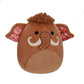Squishmallow 8" Chienda The Brown Wooly Mammoth with Heart Ears Valentine's Day Plush- Officially Licensed Kellytoy - Collectible Soft & Squishy Toy -