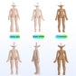 XiDonDon New 1/12BJD Doll Body for GSC Head,OB11 Doll Replace Body, with Animal Body Accessories,Three Uses,Action Figures (White)