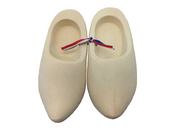 Essence of Europe Gifts Dutch Clogs Doll Wooden Shoes Pair Natural Wood Finish (3.25") | DutchGiftOutlet