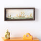 EatingBiting Elegant 1:12 Miniature Wooden Antique Photo Frame Sailboats Mural Wall for minihouse Furniture Landscape, Handcraft Scale Painting