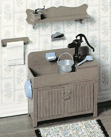 Dollhouse Miniature Dry Sink Chrysnbon Kit