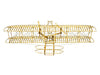 Dancing Wings Hobby 3D Wood Jigsaw Puzzle Wood DIY Kit- Wright Brothers Flyer Christmas Gift (VC02)